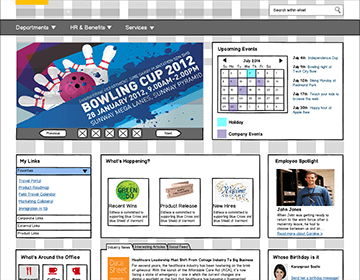 Intranet Mockup