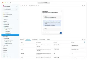 AI chatbot interface